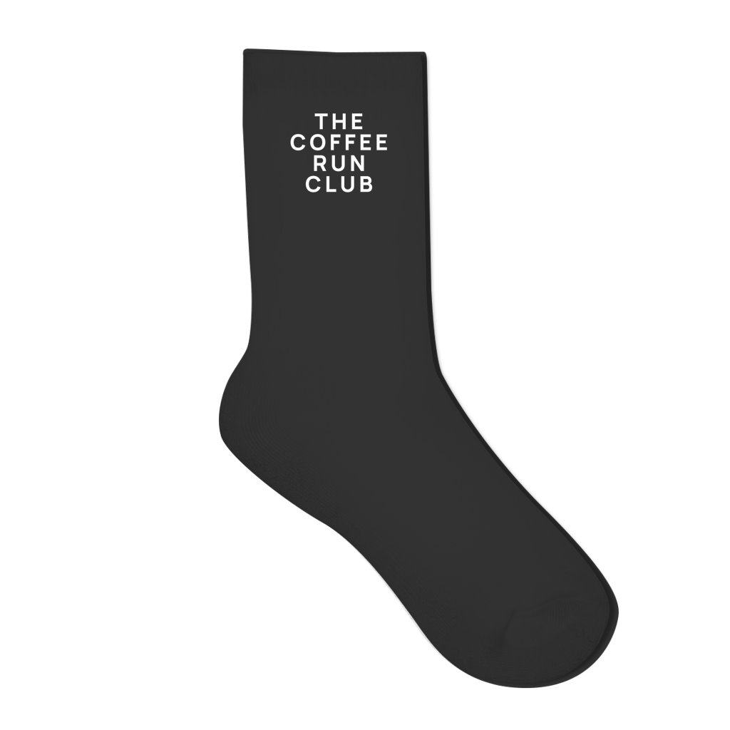 The Coffee Run Club Crew Socken