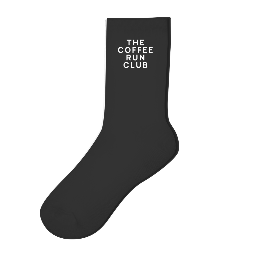 The Coffee Run Club Crew Socken