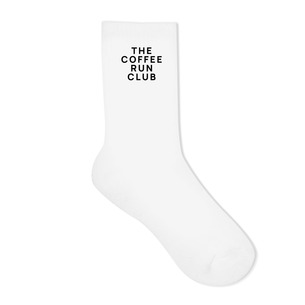 The Coffee Run Club Crew Socken