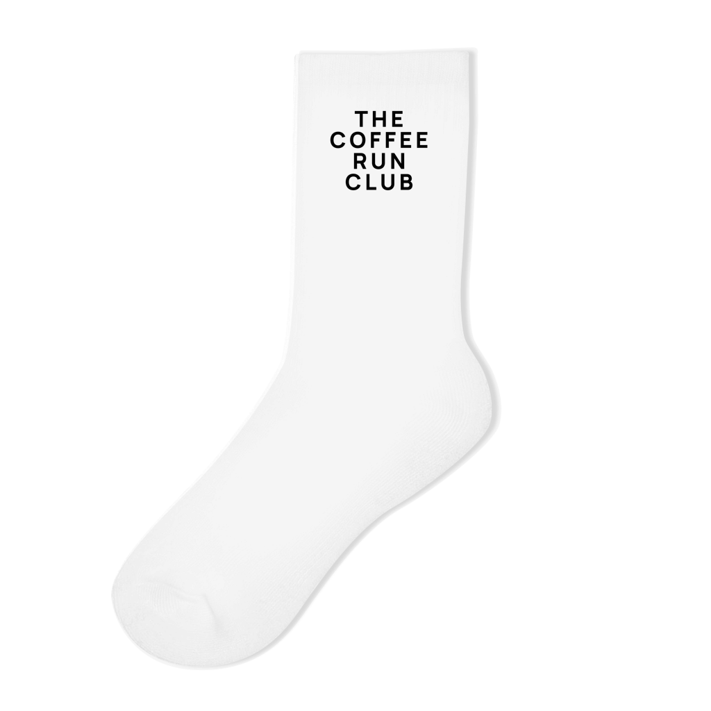 The Coffee Run Club Crew Socken