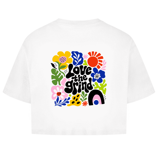 Love the Grind Women's Oversized Cropped T-Shirt