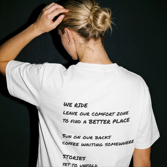 We Ride Poem T-Shirt