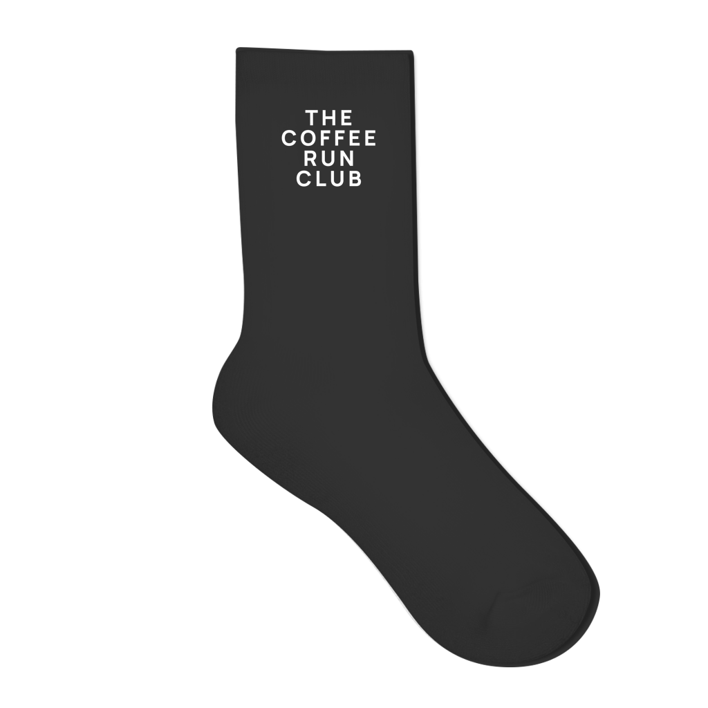 The Coffee Run Club Crew Socken